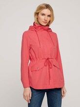 kurzer Parka mit Kapuze - Frauen - Smooth Papaya Red kurzer Parka mit Kapuze - Frauen - Smooth Papaya Red - 1 - TOM TAILOR