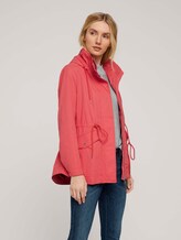 kurzer Parka mit Kapuze - Frauen - Smooth Papaya Red kurzer Parka mit Kapuze - Frauen - Smooth Papaya Red - 5 - TOM TAILOR