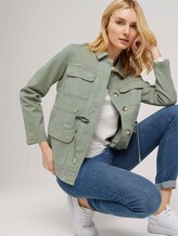 Utility Feldjacke mit Tunnelzug - Frauen - Prairie Grass Green Utility Feldjacke mit Tunnelzug - Frauen - Prairie Grass Green - 5 - TOM TAILOR