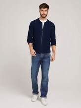 Bomberjacke aus Strick - Männer - Sky Captain Blue Bomberjacke aus Strick - Männer - Sky Captain Blue - 3 - TOM TAILOR