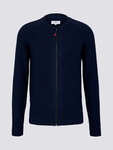 Bomberjacke aus Strick - Männer - Sky Captain Blue Bomberjacke aus Strick - Männer - Sky Captain Blue - 7 - TOM TAILOR