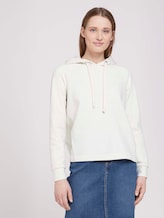 Basic Hoodie mit Nahtdetail - Frauen - Gardenia White Basic Hoodie mit Nahtdetail - Frauen - Gardenia White - 1 - TOM TAILOR Denim