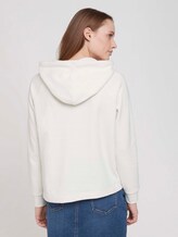 Basic Hoodie mit Nahtdetail - Frauen - Gardenia White Basic Hoodie mit Nahtdetail - Frauen - Gardenia White - 2 - TOM TAILOR Denim