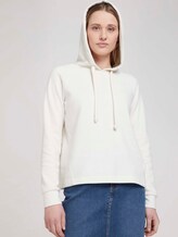 Basic Hoodie mit Nahtdetail - Frauen - Gardenia White Basic Hoodie mit Nahtdetail - Frauen - Gardenia White - 5 - TOM TAILOR Denim