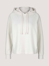 Basic Hoodie mit Nahtdetail - Frauen - Gardenia White Basic Hoodie mit Nahtdetail - Frauen - Gardenia White - 7 - TOM TAILOR Denim