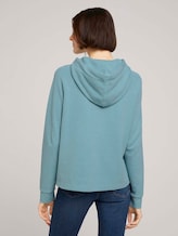 Basic Hoodie mit Nahtdetail - Frauen - Mineral Stone Blue Basic Hoodie mit Nahtdetail - Frauen - Mineral Stone Blue - 2 - TOM TAILOR Denim