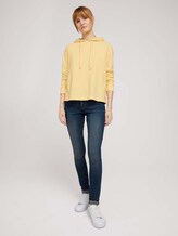 Basic Hoodie mit Nahtdetail - Frauen - honey popcorn Basic Hoodie mit Nahtdetail - Frauen - honey popcorn - 3 - TOM TAILOR Denim