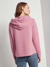 Basic Hoodie mit Nahtdetail - Frauen - cozy rose Basic Hoodie mit Nahtdetail - Frauen - cozy rose - 2 - TOM TAILOR Denim