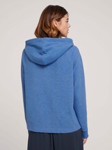 Basic Hoodie mit Nahtdetail - Frauen - mid blue Basic Hoodie mit Nahtdetail - Frauen - mid blue - 2 - TOM TAILOR Denim