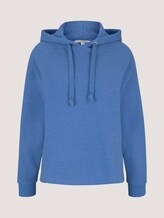 Basic Hoodie mit Nahtdetail - Frauen - mid blue Basic Hoodie mit Nahtdetail - Frauen - mid blue - 7 - TOM TAILOR Denim