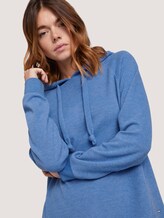Basic Hoodie mit Nahtdetail - Frauen - mid blue Basic Hoodie mit Nahtdetail - Frauen - mid blue - 9 - TOM TAILOR Denim