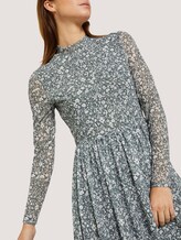 Midikleid mit Blumenmuster - Frauen - pine green flower print Midikleid mit Blumenmuster - Frauen - pine green flower print - 9 - TOM TAILOR Denim