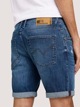 Regular Fit Jeansshorts - Männer - Destroyed Mid Stone Blue Denim Regular Fit Jeansshorts - Männer - Destroyed Mid Stone Blue Denim - 10 - TOM TAILOR Denim