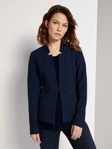 Strukturierter Blazer - Frauen - Sky Captain Blue Strukturierter Blazer - Frauen - Sky Captain Blue - 1 - TOM TAILOR