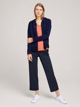 Langarmshirt mit V-Ausschnitt - Frauen - strong peach tone Langarmshirt mit V-Ausschnitt - Frauen - strong peach tone - 3 - TOM TAILOR