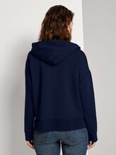 Lockere Sweatjacke mit Kapuze - Frauen - Sky Captain Blue Lockere Sweatjacke mit Kapuze - Frauen - Sky Captain Blue - 2 - TOM TAILOR
