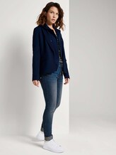 Lockere Sweatjacke mit Kapuze - Frauen - Sky Captain Blue Lockere Sweatjacke mit Kapuze - Frauen - Sky Captain Blue - 3 - TOM TAILOR