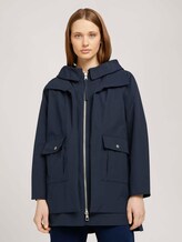 Weiter Funktionsparka mit recyceltem Polyester - Frauen - Sky Captain Blue Weiter Funktionsparka mit recyceltem Polyester - Frauen - Sky Captain Blue - 1 - TOM TAILOR Denim