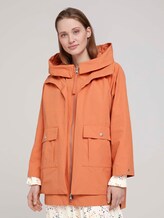 Weiter Funktionsparka mit recyceltem Polyester - Frauen - dull coral Weiter Funktionsparka mit recyceltem Polyester - Frauen - dull coral - 1 - TOM TAILOR Denim