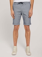Chino Slim Shorts - Männer - navy white dobby yarn dye Chino Slim Shorts - Männer - navy white dobby yarn dye - 1 - TOM TAILOR Denim