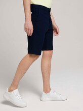 Leinen Chino Slim Shorts mit Leinen - Männer - Sky Captain Blue Leinen Chino Slim Shorts mit Leinen - Männer - Sky Captain Blue - 11 - TOM TAILOR Denim