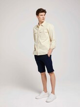 Leinen Chino Slim Shorts mit Leinen - Männer - Sky Captain Blue Leinen Chino Slim Shorts mit Leinen - Männer - Sky Captain Blue - 3 - TOM TAILOR Denim