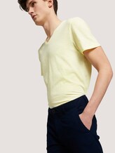 Leinen Chino Slim Shorts mit Leinen - Männer - Sky Captain Blue Leinen Chino Slim Shorts mit Leinen - Männer - Sky Captain Blue - 9 - TOM TAILOR Denim