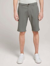Leinen Chino Slim Shorts mit Leinen - Männer - Greyish Shadow Olive Leinen Chino Slim Shorts mit Leinen - Männer - Greyish Shadow Olive - 1 - TOM TAILOR Denim