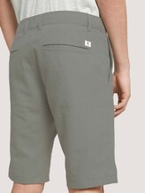 Leinen Chino Slim Shorts mit Leinen - Männer - Greyish Shadow Olive Leinen Chino Slim Shorts mit Leinen - Männer - Greyish Shadow Olive - 10 - TOM TAILOR Denim