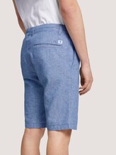 Leinen Chino Slim Shorts mit Leinen - Männer - blue non solid Leinen Chino Slim Shorts mit Leinen - Männer - blue non solid - 10 - TOM TAILOR Denim
