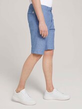 Leinen Chino Slim Shorts mit Leinen - Männer - blue non solid Leinen Chino Slim Shorts mit Leinen - Männer - blue non solid - 11 - TOM TAILOR Denim