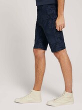 Leinen Chino Slim Shorts mit Leinen - Männer - blue monstera leaf print Leinen Chino Slim Shorts mit Leinen - Männer - blue monstera leaf print - 11 - TOM TAILOR Denim