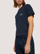 Leinen Chino Slim Shorts mit Leinen - Männer - blue monstera leaf print Leinen Chino Slim Shorts mit Leinen - Männer - blue monstera leaf print - 9 - TOM TAILOR Denim