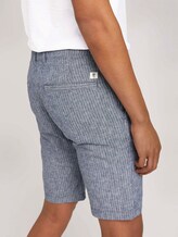 Leinen Chino Slim Shorts mit Leinen - Männer - navy white stripe Leinen Chino Slim Shorts mit Leinen - Männer - navy white stripe - 10 - TOM TAILOR Denim
