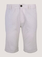 Leinen Chino Slim Shorts mit Leinen - Männer - beige white Leinen Chino Slim Shorts mit Leinen - Männer - beige white - 7 - TOM TAILOR Denim