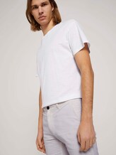 Leinen Chino Slim Shorts mit Leinen - Männer - beige white Leinen Chino Slim Shorts mit Leinen - Männer - beige white - 9 - TOM TAILOR Denim