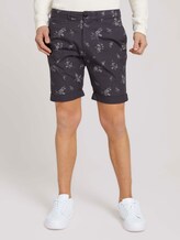 Chino Slim Shorts - Männer - navy shredded flower print Chino Slim Shorts - Männer - navy shredded flower print - 1 - TOM TAILOR Denim