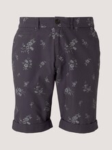 Chino Slim Shorts - Männer - navy shredded flower print Chino Slim Shorts - Männer - navy shredded flower print - 7 - TOM TAILOR Denim