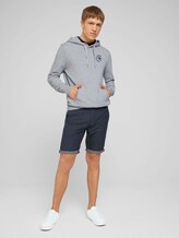 Chino Shorts mit feiner Struktur - Männer - navy white minimal Chino Shorts mit feiner Struktur - Männer - navy white minimal - 3 - TOM TAILOR Denim