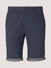 Chino Shorts mit feiner Struktur - Männer - navy white minimal Chino Shorts mit feiner Struktur - Männer - navy white minimal - 7 - TOM TAILOR Denim