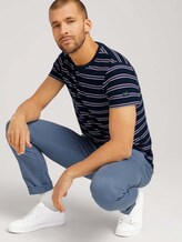 Gestreiftes T-Shirt - Männer - Dark Blue Gestreiftes T-Shirt - Männer - Dark Blue - 5 - TOM TAILOR