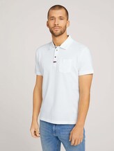 Strukturiertes Poloshirt - Männer - Off White Strukturiertes Poloshirt - Männer - Off White - 1 - TOM TAILOR