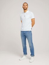 Strukturiertes Poloshirt - Männer - Off White Strukturiertes Poloshirt - Männer - Off White - 3 - TOM TAILOR