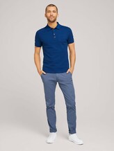 Strukturiertes Poloshirt - Männer - after dark blue Strukturiertes Poloshirt - Männer - after dark blue - 3 - TOM TAILOR