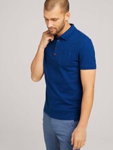 Strukturiertes Poloshirt - Männer - after dark blue Strukturiertes Poloshirt - Männer - after dark blue - 5 - TOM TAILOR