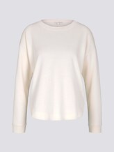 Loose Fit Sweatshirt - Frauen - soft creme beige Loose Fit Sweatshirt - Frauen - soft creme beige - 7 - TOM TAILOR Denim