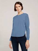 Loose Fit Sweatshirt - Frauen - soft mid blue Loose Fit Sweatshirt - Frauen - soft mid blue - 1 - TOM TAILOR Denim