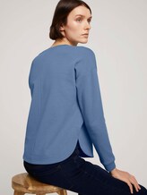 Loose Fit Sweatshirt - Frauen - soft mid blue Loose Fit Sweatshirt - Frauen - soft mid blue - 10 - TOM TAILOR Denim