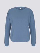 Loose Fit Sweatshirt - Frauen - soft mid blue Loose Fit Sweatshirt - Frauen - soft mid blue - 7 - TOM TAILOR Denim
