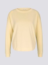 Loose Fit Sweatshirt - Frauen - soft yellow Loose Fit Sweatshirt - Frauen - soft yellow - 7 - TOM TAILOR Denim
